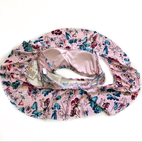 🆕BikiniLab bouquet ruffle bikini top small - Picture 3 of 5